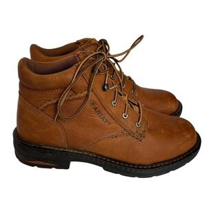Ariat Macey Composite Toe Work Boots Brown Women's Size 9.5 B